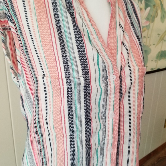 Max Studio Button Up Tank - Picture 9 of 10